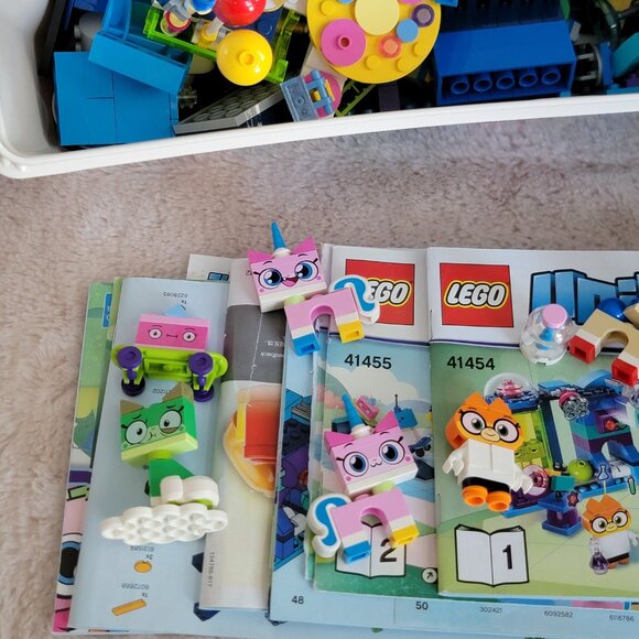 LEGO 41455 & 41454 Unikitty: Unikingdom Creative Brick Box - W/ Booklets & Bin - Picture 2 of 11